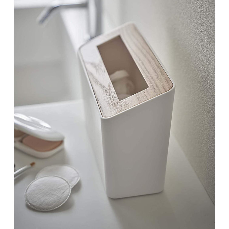 Yamazaki USA Yamazaki Home Table Top Trash Can Plastic 0.45